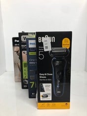 Lot 265  
            Edinburgh SR24 - Delivery Only 

                
QUANTITY OF HEALTH & BEAUTY ITEMS TO INCLUDE BRAUN SERIES 5 ELECTRIC SHAVER, WET ...