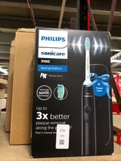 Lot 270  
            Edinburgh SR24 - Delivery Only 

                
QUANTITY OF HEALTH & BEAUTY ITEMS TO INCLUDE PHILIPS SONICARE 3100 SERIES ELECTRI...