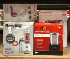 Lot 274  
            Edinburgh SR24 - Delivery Only 

                
QUANTITY OF KITCHEN & APPLIANCES ITEMS TO INCLUDE INSTANT POT MILK FROTHER STATIO...