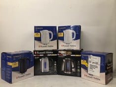 Lot 275  
            Edinburgh SR24 - Delivery Only 

                
QUANTITY OF KITCHEN & APPLIANCES ITEMS TO INCLUDE RUSSELL HOBBS HONEYCOMB ELECTRI...