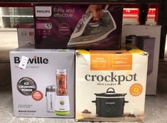 Lot 277  
            Edinburgh SR24 - Delivery Only 

                
QUANTITY OF KITCHEN & APPLIANCES ITEMS TO INCLUDE PHILIPS STEAM IRON EASYSPEED - ...