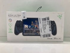 Lot 298  
            Edinburgh SR24 - Delivery Only 

                
RAZER KISHI ULTRA USB-C - GAMING CONTROLLER FOR ANDROID, IPHONE 15 & 16 SERIES, I...