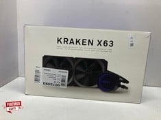 Lot 30  
            Edinburgh SR24 - Delivery Only 

                
NZXT KRAKEN X63 280MM - RL-KRX63-01 - AIO RGB CPU LIQUID COOLER - ROTATING INFINI...