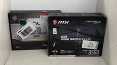Lot 340  
            Edinburgh SR24 - Delivery Only 

                
MSI MAG B650 TOMAHAWK WIFI MOTHERBOARD, ATX + MSI MAG B550 GAMING PLUS AMD MOTHER...