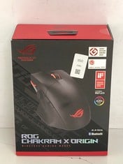 Lot 350  
            Edinburgh SR24 - Delivery Only 

                
ASUS ROG CHAKRAM X ORIGIN GAMING MOUSE, TRI-MODE CONNECTIVITY (2.4GHZ RF, BLUETOO...
