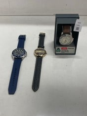 Lot 388  
            Edinburgh SR24 - Delivery Only 

                
QUANTITY OF WATCHES TO INCLUDE TIMEX STAINLESS STEEL BROWN SILVER WATCH: LOCATION...