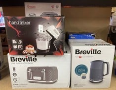 Lot 393  
            Edinburgh SR24 - Delivery Only 

                
QUANTITY OF KITCHEN & APPLIANCES ITEMS TO INCLUDE BREVILLE ZEN GREY ELECTRIC KETT...