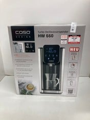 Lot 397  
            Edinburgh SR24 - Delivery Only 

                
CASO HW 660 TURBO HOT WATER DISPENSER FOR HOME | 2.7L INSTANT HOT WATER DISPENSER...