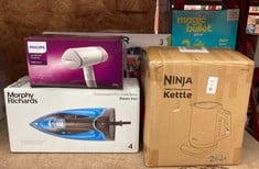 Lot 398  
            Edinburgh SR24 - Delivery Only 

                
QUANTITY OF KITCHEN & APPLIANCES ITEMS TO INCLUDE MORPHY RICHARDS TURBOSTEAM PRO ...