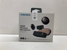 Lot 402  
            Edinburgh SR24 - Delivery Only 

                
ANKERWORK M650 WIRELESS MICROPHONE .: LOCATION - E RACK