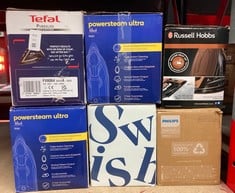 Lot 412  
            Edinburgh SR24 - Delivery Only 

                
QUANTITY OF KITCHEN & APPLIANCES ITEMS TO INCLUDE TEFAL PUREGLISS STEAM IRON, 280...