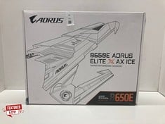 Lot 42  
            Edinburgh SR24 - Delivery Only 

                
AORUS B650E ELITE AX ICE GAMING MOTHERBOARD ORIGINAL RRP £180: LOCATION - TOP 50 ...
