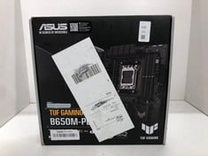 Lot 435  
            Edinburgh SR24 - Delivery Only 

                
TUF GAMING B650M-PLUS WIFI MOTHERBOARD BLACK ASUS: LOCATION - E RACK