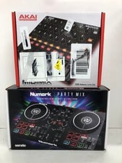 Lot 436  
            Edinburgh SR24 - Delivery Only 

                
NUMARK PARTY MIX DJ CONTROLLER WITH LIGHTS, 2 DECKS, MIXER, AUDIO INTERFACE AND S...