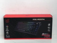 Lot 439  
            Edinburgh SR24 - Delivery Only 

                
ASUS ROG AZOTH WIRELESS GAMING KEYBOARD: LOCATION - E RACK