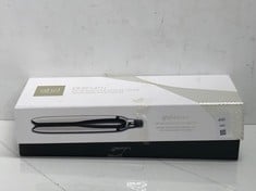 Lot 450  
            Edinburgh SR24 - Delivery Only 

                
GHD PLATINUM HAIR STRAIGHTENER & PROFESSIONAL STYLER IN WHITE - MORE STRENGTH, SH...