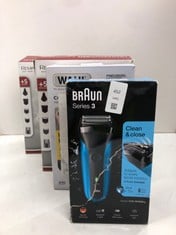 Lot 452  
            Edinburgh SR24 - Delivery Only 

                
QUANTITY OF HEALTH & BEAUTY ITEMS TO INCLUDE BRAUN SERIES 3 ELECTRIC SHAVER FOR M...