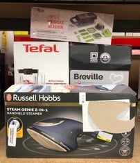 Lot 459  
            Edinburgh SR24 - Delivery Only 

                
QUANTITY OF KITCHEN & APPLIANCES ITEMS TO INCLUDE RUSSELL HOBBS STEAM GENIE 2IN1 ...