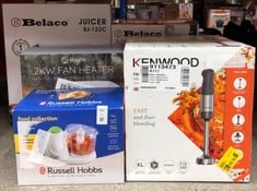 Lot 465  
            Edinburgh SR24 - Delivery Only 

                
QUANTITY OF KITCHEN & APPLIANCES ITEMS TO INCLUDE RUSSELL HOBBS FOOD COLLECTION E...