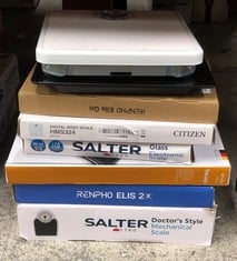 Lot 489  
            Edinburgh SR24 - Delivery Only 

                
QUANTITY OF HEALTH & BEAUTY ITEMS TO INCLUDE CITIZEN WHITE DIGITAL BATHROOM SCALE...