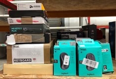 Lot 506  
            Edinburgh SR24 - Delivery Only 

                
QUANTITY OF TECH & GAMING ITEMS TO INCLUDE LOGITECH M185 WIRELESS MOUSE, 2.4GHZ W...