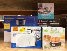 Lot 508  
            Edinburgh SR24 - Delivery Only 

                
QUANTITY OF KITCHEN & APPLIANCES ITEMS TO INCLUDE QUEST NUTRI-Q 34360 MULTI-FUNCT...