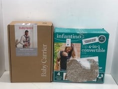 Lot 538  
            Edinburgh SR24 - Delivery Only 

                
INFANTINO FLIP ADVANCED 4-IN-1 BABY CARRIER - ERGONOMIC, CONVERTIBLE, FACE-IN AND...