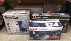 Lot 540  
            Edinburgh SR24 - Delivery Only 

                
QUANTITY OF KITCHEN & APPLIANCES ITEMS TO INCLUDE TEFAL EXPRESS STEAM, STEAM IRON...