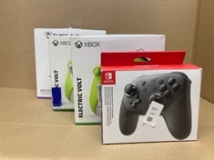 Lot 567  
            Edinburgh SR24 - Delivery Only 

                
QUANTITY OF TECH & GAMING ITEMS TO INCLUDE NINTENDO SWITCH - PRO CONTROLLER: LOCA...
