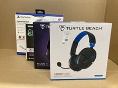 Lot 576  
            Edinburgh SR24 - Delivery Only 

                
QUANTITY OF TECH & GAMING ITEMS TO INCLUDE TURTLE BEACH RECON 50 HEADSET WIRED HE...