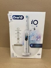 Lot 587  
            Edinburgh SR24 - Delivery Only 

                
ORAL-B IO8 ELECTRIC TOOTHBRUSHES FOR ADULTS, APP CONNECTED HANDLE,  6 MODES WITH ...