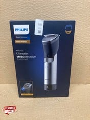 Lot 589  
            Edinburgh SR24 - Delivery Only 

                
PHILIPS BEARD TRIMMER 9000 SERIES, LIFT & TRIM PRO SYSTEM, SILVER, WHICH BEST BUY...