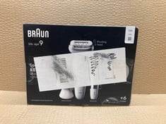 Lot 598  
            Edinburgh SR24 - Delivery Only 

                
BRAUN SILK-ÉPIL 9, EPILATOR WITH PIVOTING HEAD FOR EASY HAIR REMOVAL, WET & DRY, ...