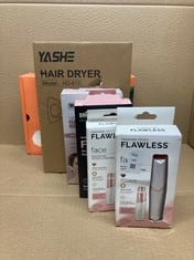 Lot 605  
            Edinburgh SR24 - Delivery Only 

                
QUANTITY OF HEALTH & BEAUTY ITEMS TO INCLUDE FINISHING TOUCH FLAWLESS NEXT GENERA...