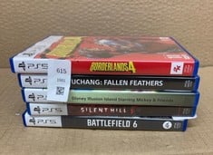 Lot 615  
            Edinburgh SR24 - Delivery Only 

                
QUANTITY OF TECH & GAMING ITEMS TO INCLUDE BORDERLANDS 4 STANDARD EDITION PLAYSTA...