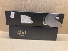 Lot 619  
            Edinburgh SR24 - Delivery Only 

                
GHD HAIR STRAIGHTENER HEAT RESISTANT CARRY CASE & HEAT MAT + GHD HOT BRUSH: LOCAT...