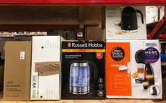 Lot 643  
            Edinburgh SR24 - Delivery Only 

                
QUANTITY OF KITCHEN & APPLIANCES ITEMS TO INCLUDE RUSSELL HOBBS ILLUMINATING 1.7L...