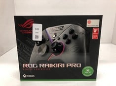 Lot 646  
            Edinburgh SR24 - Delivery Only 

                
ROG RAIKIRI PRO GAMING CONTROLLER FOR XBOX: LOCATION - G RACK