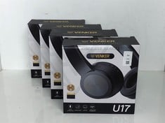 Lot 64  
            Edinburgh SR24 - Delivery Only 

                
4 X U17D 3M LENGTH NOISE CANCELLING HEADSET - STEREO HEADPHONE FOR PC, LAPTOP USB...