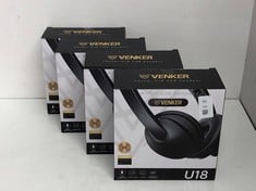 Lot 82  
            Edinburgh SR24 - Delivery Only 

                
4 X U18D 3M LENGTH NOISE CANCELLING HEADSET - STEREO HEADPHONE FOR PC, LAPTOP USB...