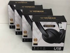 Lot 83  
            Edinburgh SR24 - Delivery Only 

                
4 X U18D 3M LENGTH NOISE CANCELLING HEADSET - STEREO HEADPHONE FOR PC, LAPTOP USB...