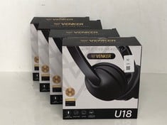 Lot 92  
            Edinburgh SR24 - Delivery Only 

                
4 X U18D 3M LENGTH NOISE CANCELLING HEADSET - STEREO HEADPHONE FOR PC, LAPTOP USB...