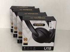Lot 93  
            Edinburgh SR24 - Delivery Only 

                
4 X U18D 3M LENGTH NOISE CANCELLING HEADSET - STEREO HEADPHONE FOR PC, LAPTOP USB...