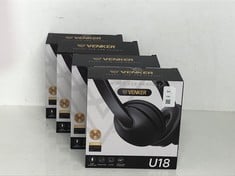 Lot 94  
            Edinburgh SR24 - Delivery Only 

                
4 X U18D 3M LENGTH NOISE CANCELLING HEADSET - STEREO HEADPHONE FOR PC, LAPTOP USB...