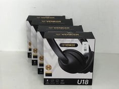 Lot 97  
            Edinburgh SR24 - Delivery Only 

                
4 X U18D 3M LENGTH NOISE CANCELLING HEADSET - STEREO HEADPHONE FOR PC, LAPTOP USB...