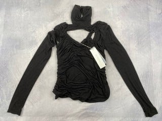 Lot 138  
            Nottingham Luxury Room - Delivery Only 

                
Di Petsa Midnight Long Sleeve Top, With Tag - Size XS RRP £480