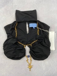 Lot 139  
            Nottingham Luxury Room - Delivery Only 

                
Di Petsa Temptress Crop Top, With Tag - Size S RRP £585