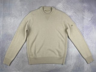 Lot 13  
            Nottingham Luxury Room - Delivery Only 

                
Stone Island Ghost Crewneck Cashmere Sweatshirt (No Logo Badge) - Size S RRP £605