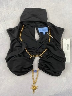 Lot 140  
            Nottingham Luxury Room - Delivery Only 

                
Di Petsa Temptress Crop Top, With Tag - Size S RRP £585