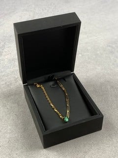 Lot 144  
            Nottingham Luxury Room - Delivery Only 

                
Yvonne Leon 18K Yellow Green Stone Necklace, 41cm, 8.5g